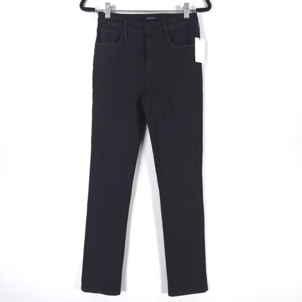 NWT J BRAND RUBY 30 HIGH RISE CIGARETTE CRYSTAL BLACK Jeans USA🇺🇸MADE Size 26